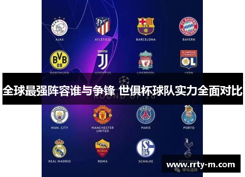 全球最强阵容谁与争锋 世俱杯球队实力全面对比